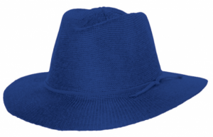 ladies-broad-brim-adjustable-hat-royal-blue